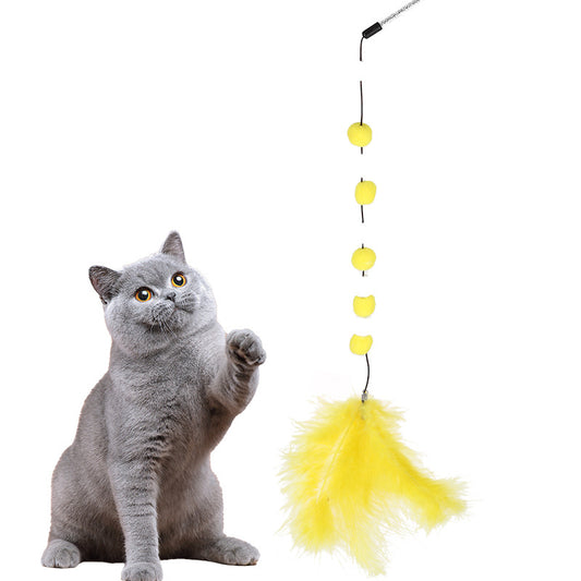 Hair Ball String Fairy Teasing Cat Stick Cat Interactive Play Toys