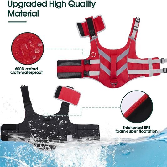 Hot Pet Life Jackets Dog Life Jackets Pet Dog Outdoor Swimming Life Jackets