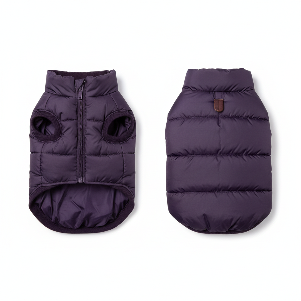 Purple Dog Coat No Hood
