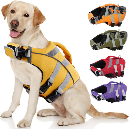 Hot Pet Life Jackets Dog Life Jackets Pet Dog Outdoor Swimming Life Jackets