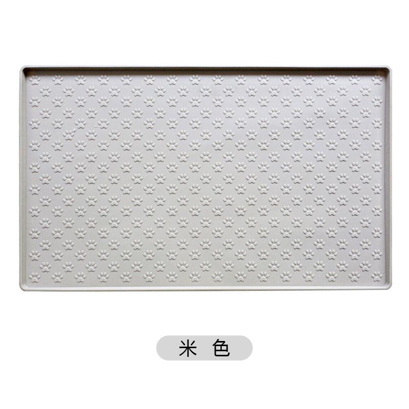Silicone Pet Mat Waterproof And Easy To Clean Dog Mat Cat Mat Square Pet Placemat