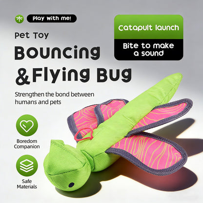 Popular Pet Toy: Interactive Throwing Toy With Sound, Oxford Cloth Dog Toy, Catapult Flying Toy For Border Collies, Outdoor Sports