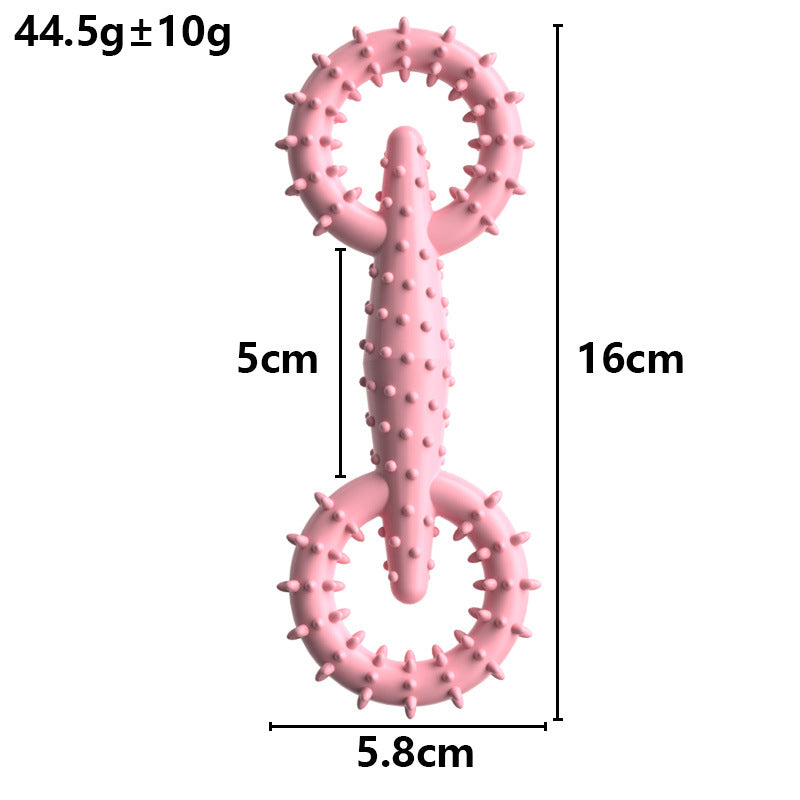 New Tpr Pet Toy Pull Ring Dog Chew Toy Pet Chewing Toy Molar Stick Interactive Dog Toy