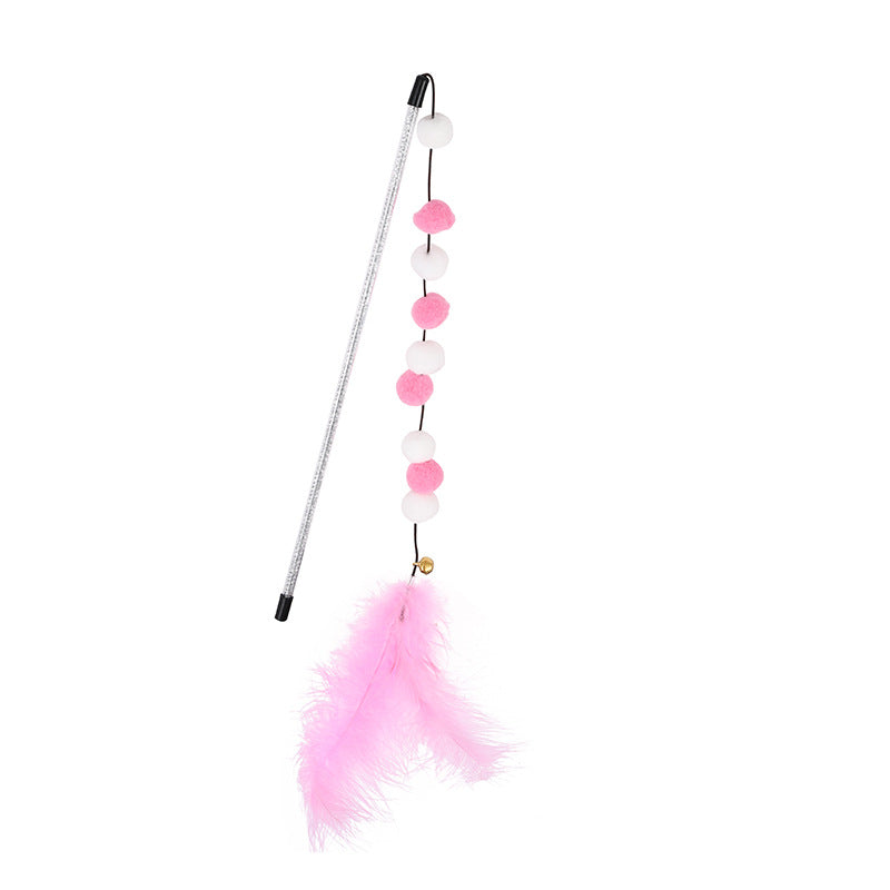 Hair Ball String Fairy Teasing Cat Stick Cat Interactive Play Toys