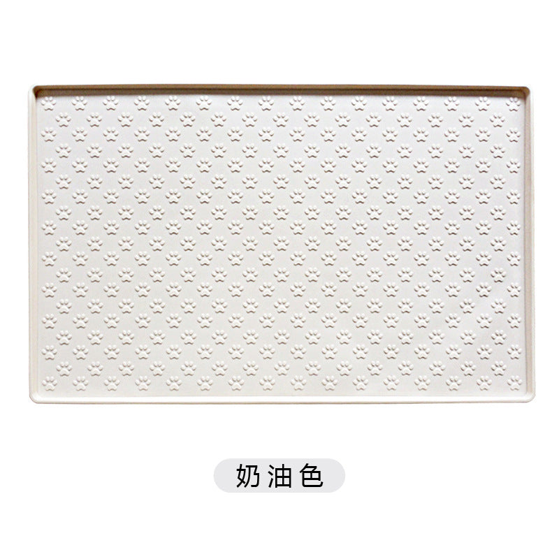 Silicone Pet Mat Waterproof And Easy To Clean Dog Mat Cat Mat Square Pet Placemat
