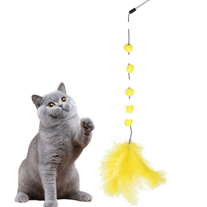 Hair Ball String Fairy Teasing Cat Stick Cat Interactive Play Toys