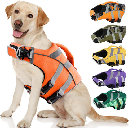 Hot Pet Life Jackets Dog Life Jackets Pet Dog Outdoor Swimming Life Jackets