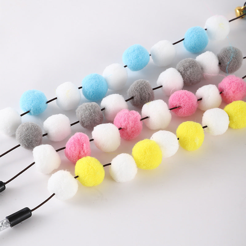 Hair Ball String Fairy Teasing Cat Stick Cat Interactive Play Toys