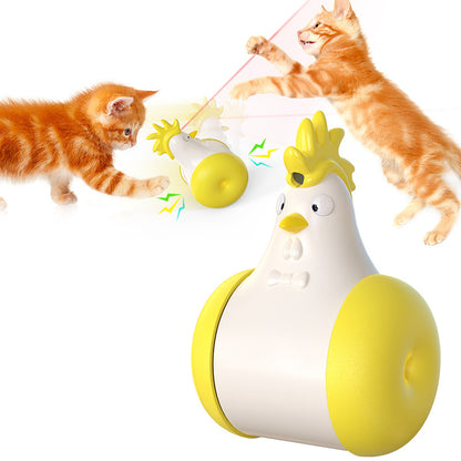 Amazon New Product Pet Toy Laser Chicken Cat Toy Entertainment From Hi Interactive Cat Toy Cross-border Wholesale