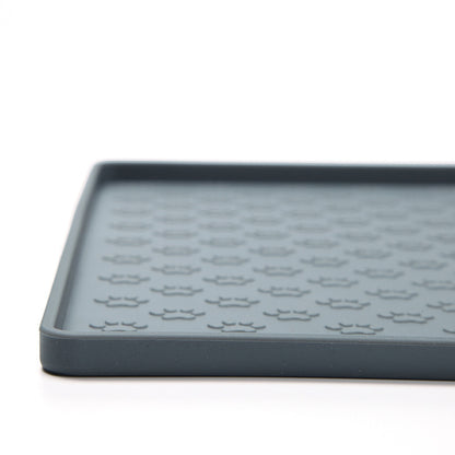 Silicone Pet Mat Waterproof And Easy To Clean Dog Mat Cat Mat Square Pet Placemat