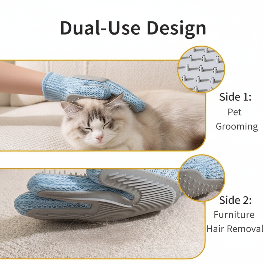 Cat Grooming Glove 2