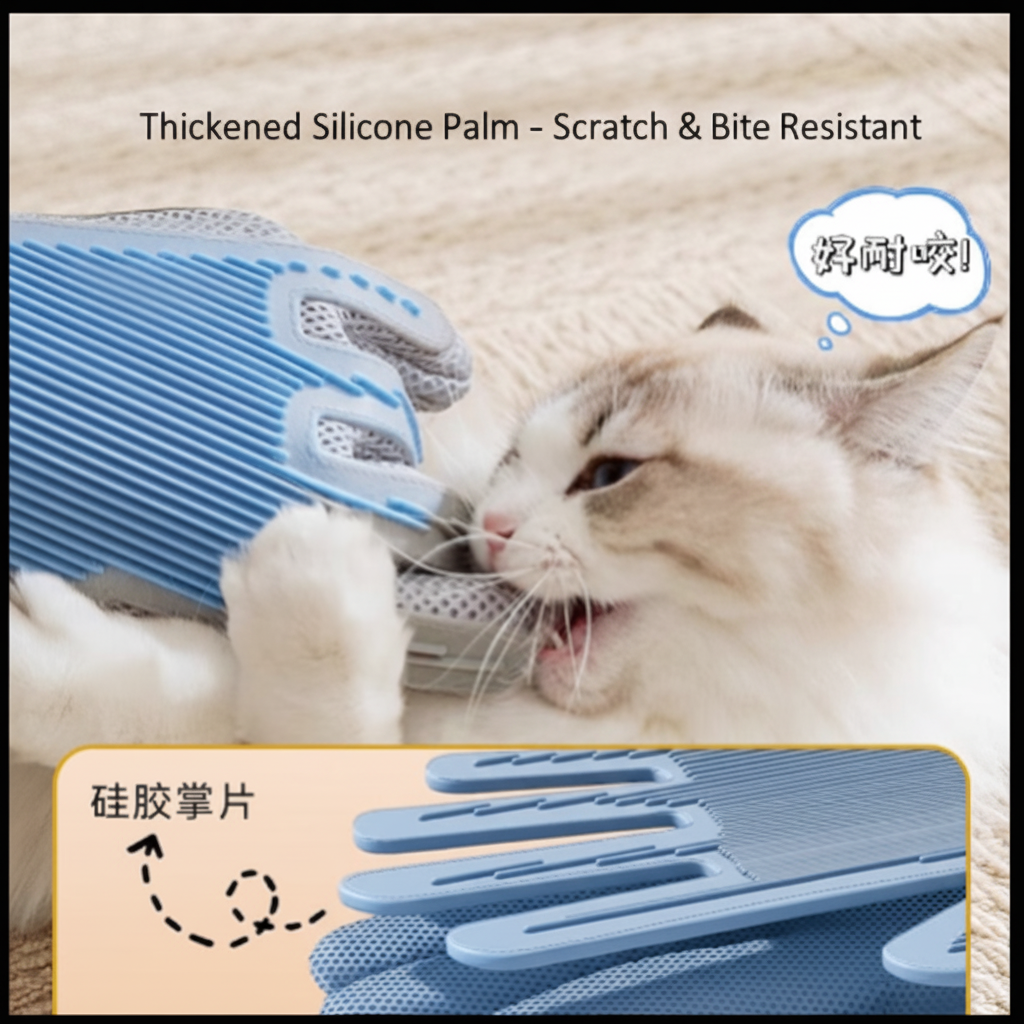 Cat Grooming Glove - No Chinese