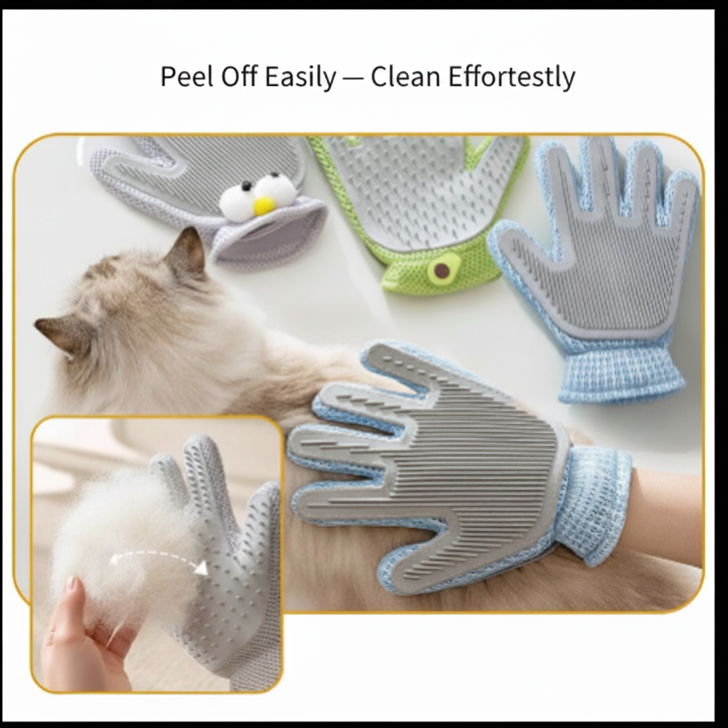Cat Grooming - Peel Off Easily