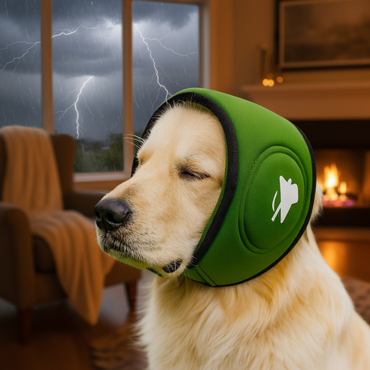 Dog Calming Hood - Lifestyle
