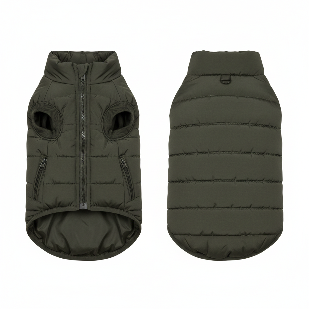 Dog Coat Flat Lay