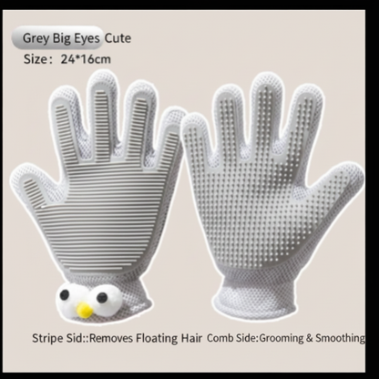 Grey Big Eyes Glove - Full English