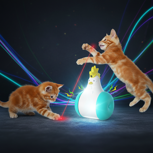 Laser Chicken Cat Toy - Premium