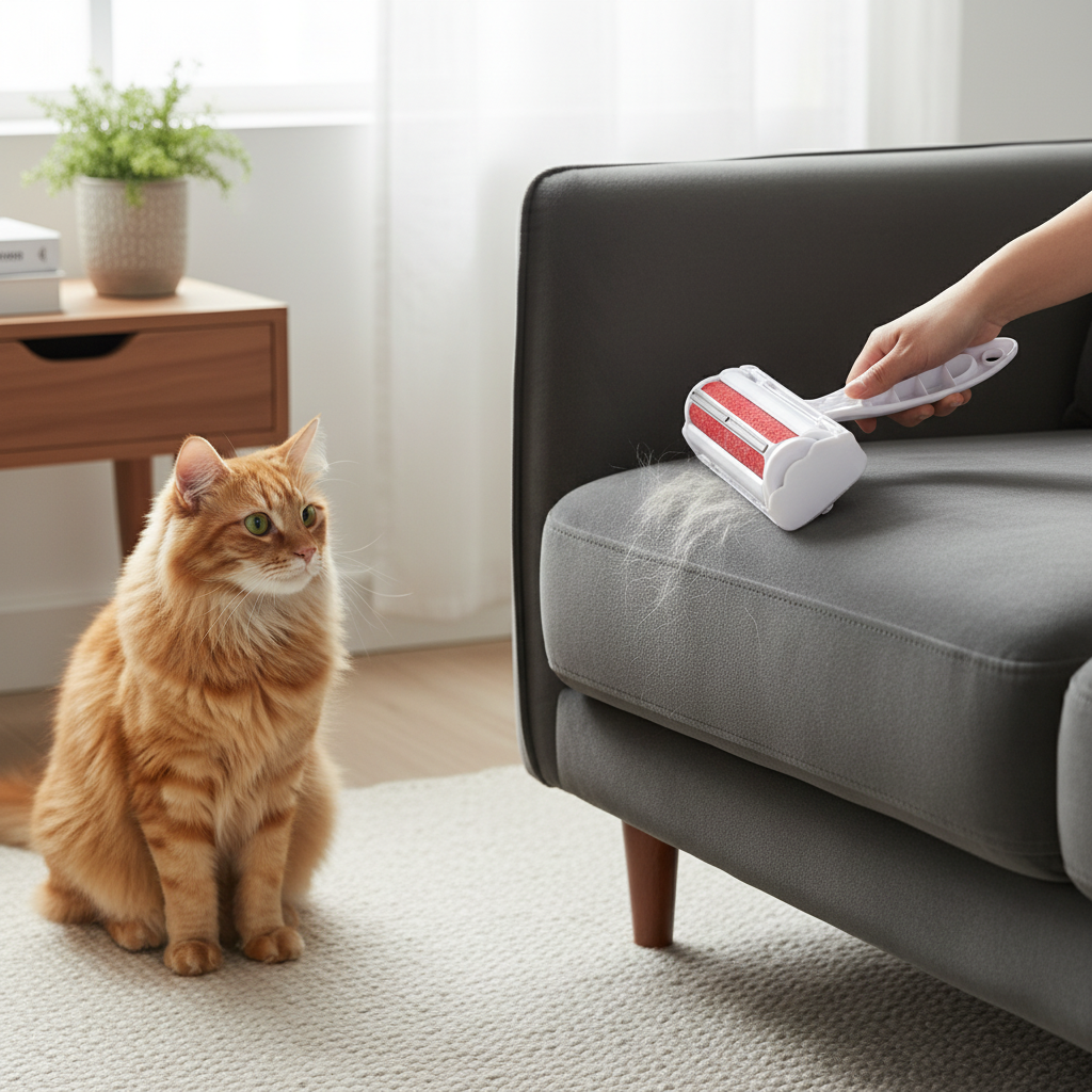 Pet Hair Lint Roller Lifestyle