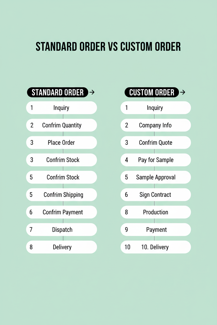 Standard vs Custom Order